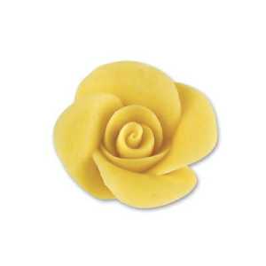 Marzipan Rose gelb klein
