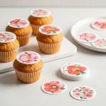 gestanzte Muffin Aufleger 3,8 cm Durchmesser