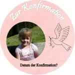 Rund mit Schrift